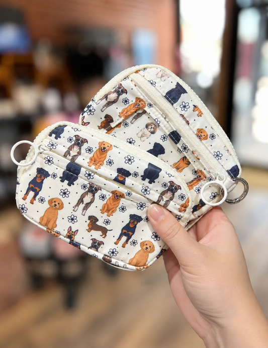 Puppies & Daisies Wristlet Wallet