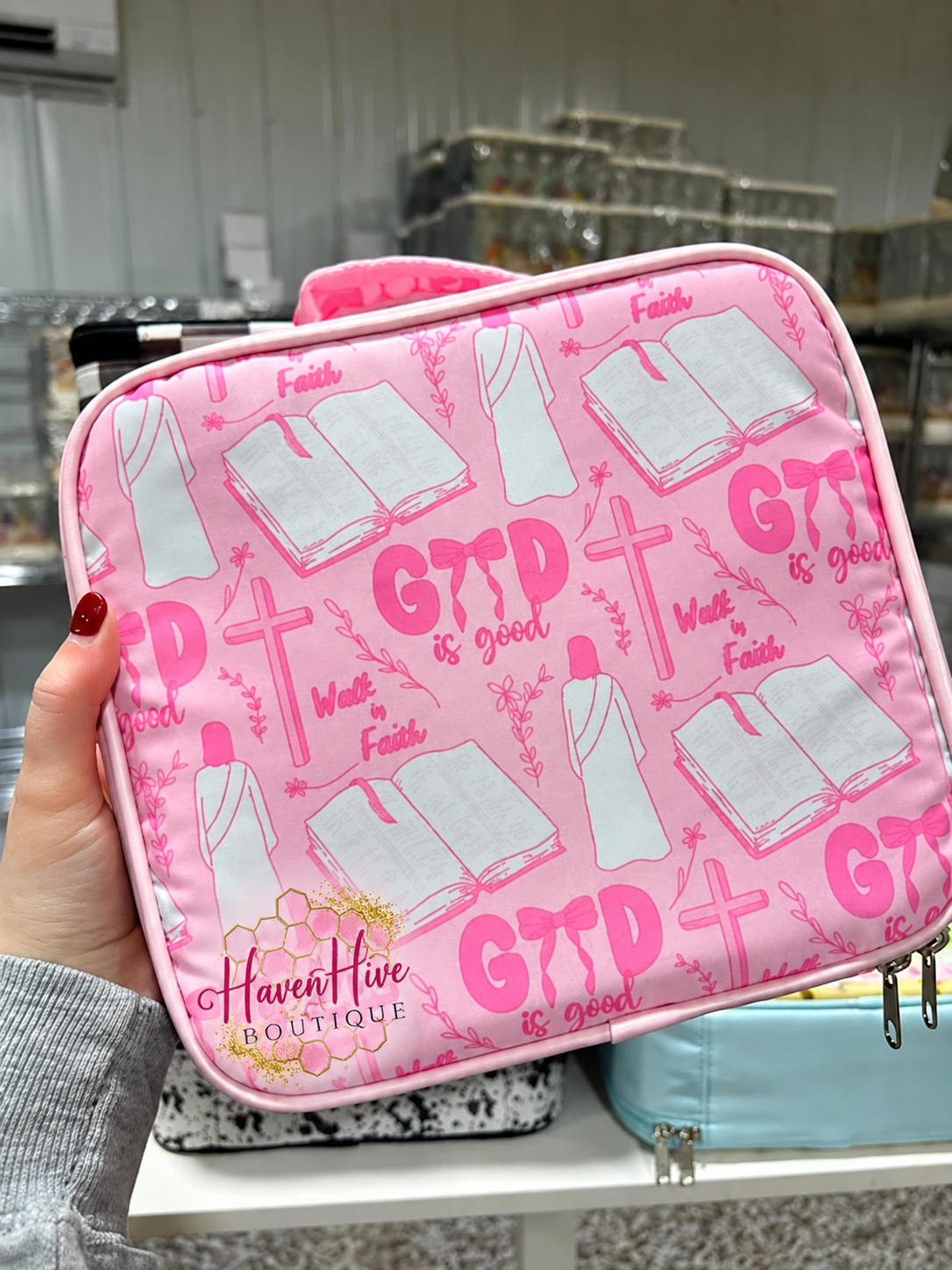God is Good Traveling Makeup Case