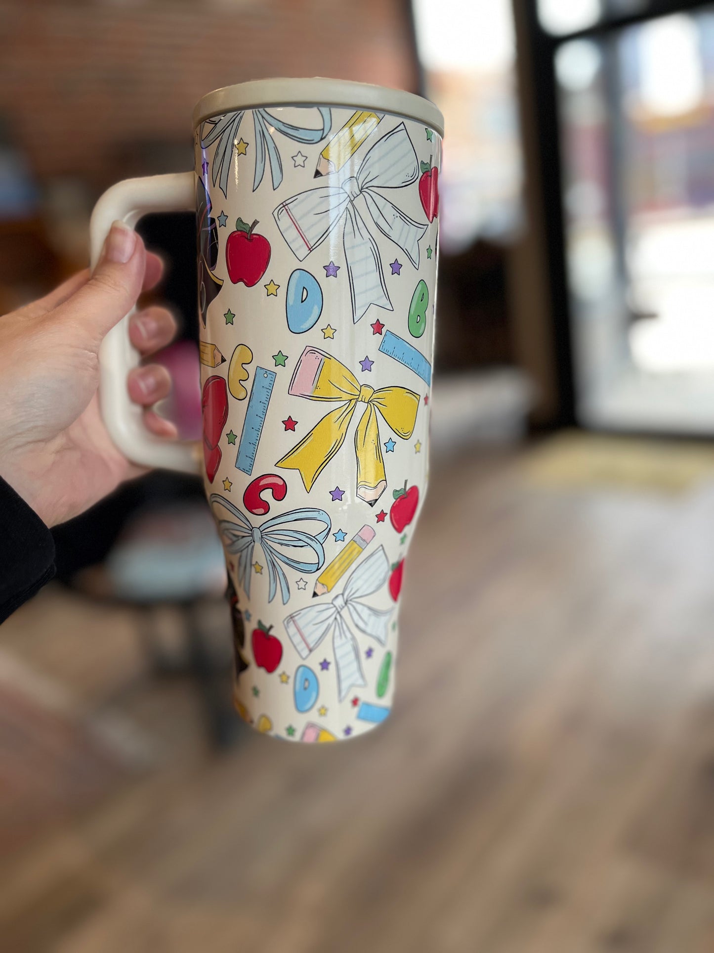 Teacher Bows 40oz Tumbler