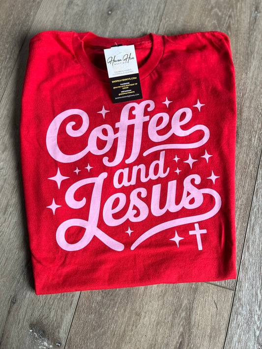 Coffee and Jesus Tee