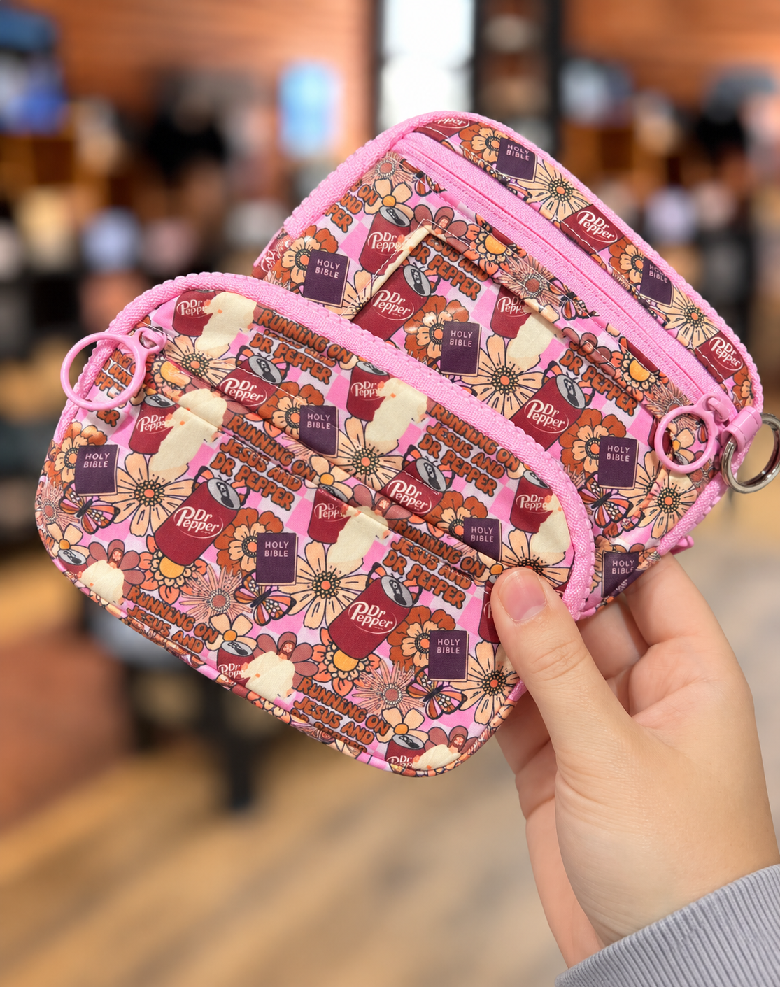 Running on Jesus Wristlet Wallet