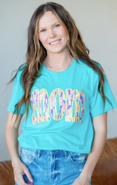 Mom Glitter Tee