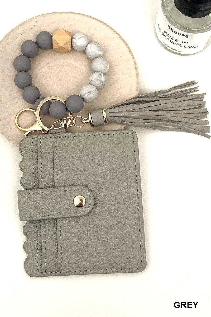 Beaded Bracelet Card Holder (Multiple colors!)