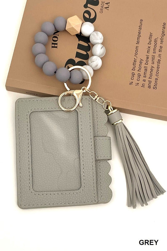 Beaded Bracelet Card Holder (Multiple colors!)