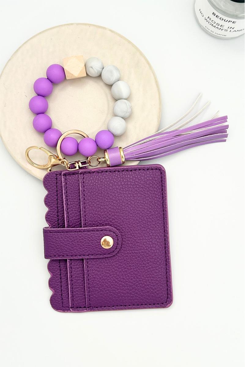 Beaded Bracelet Card Holder (Multiple colors!)