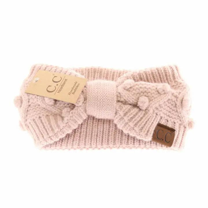 Bobble Knit C.C Head Wrap (9 COLORS)