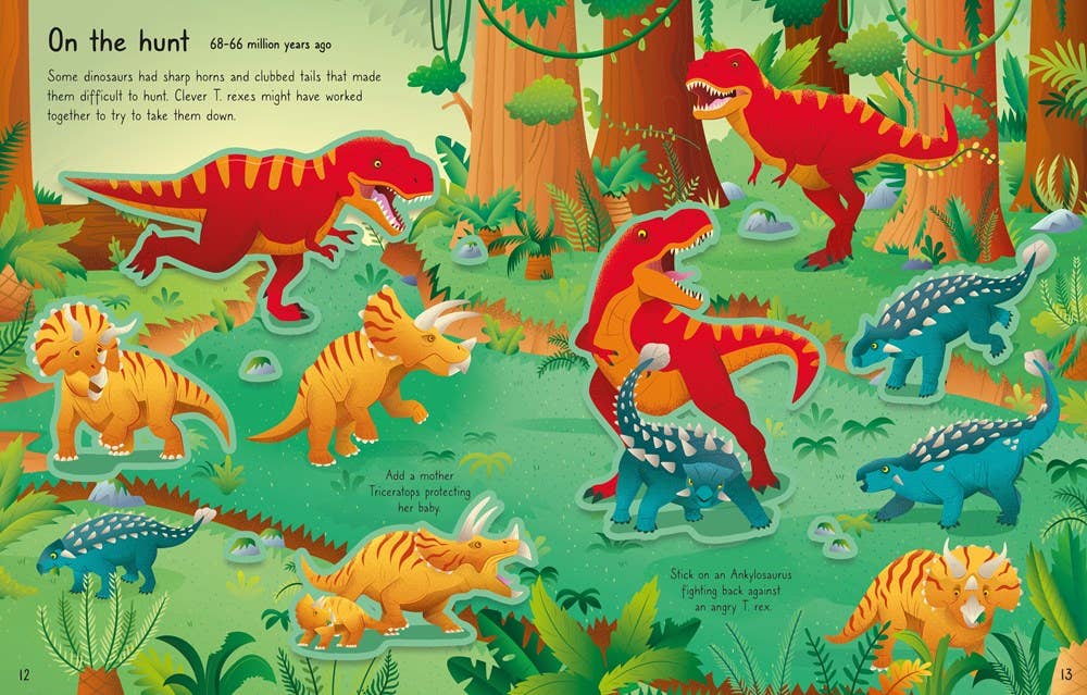 First Sticker Book T. Rex : Usborne