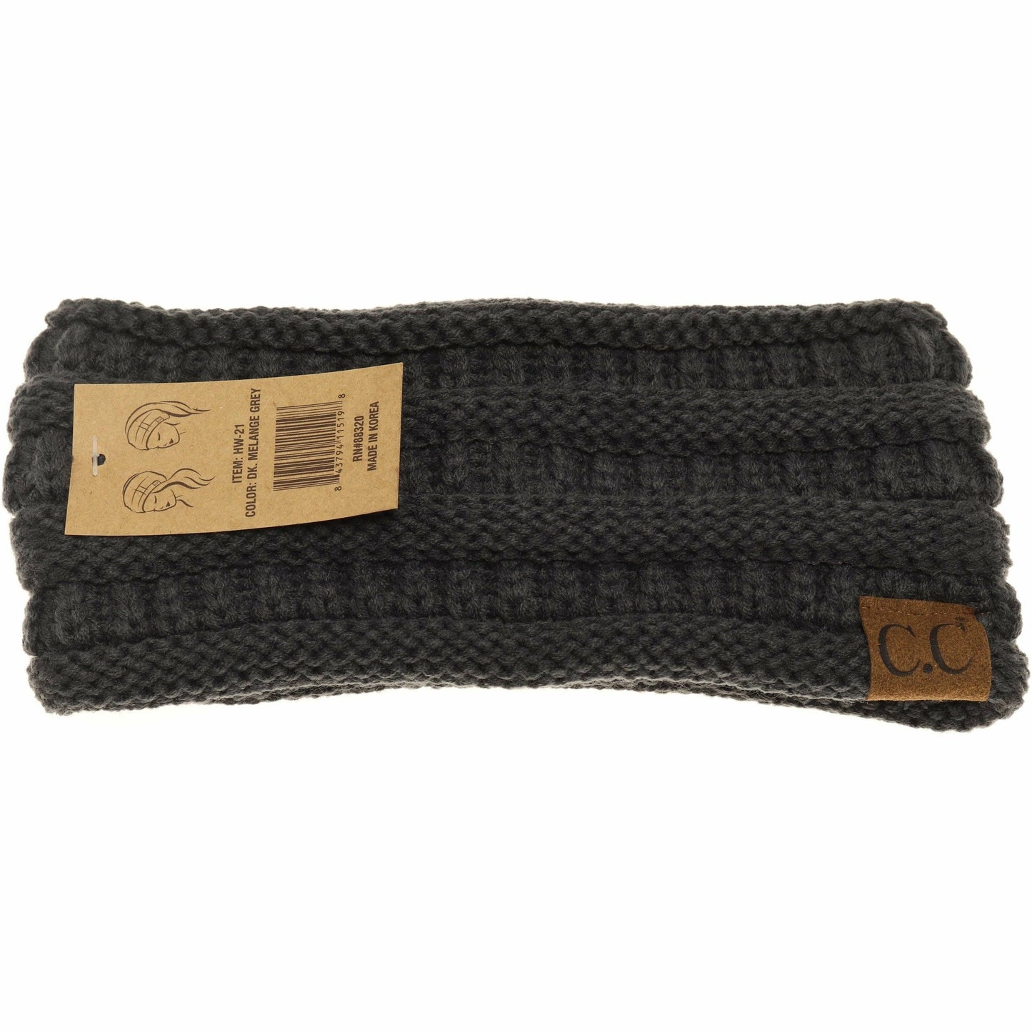 Solid Ribbed Women's Fashion Headband (Multiple colors)