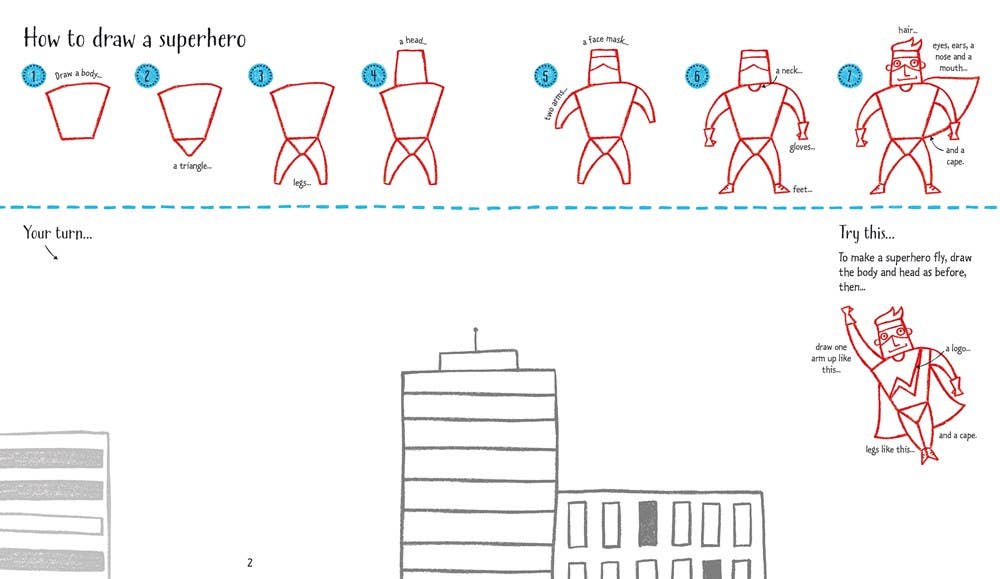 Step-By-Step Drawing People : Usborne