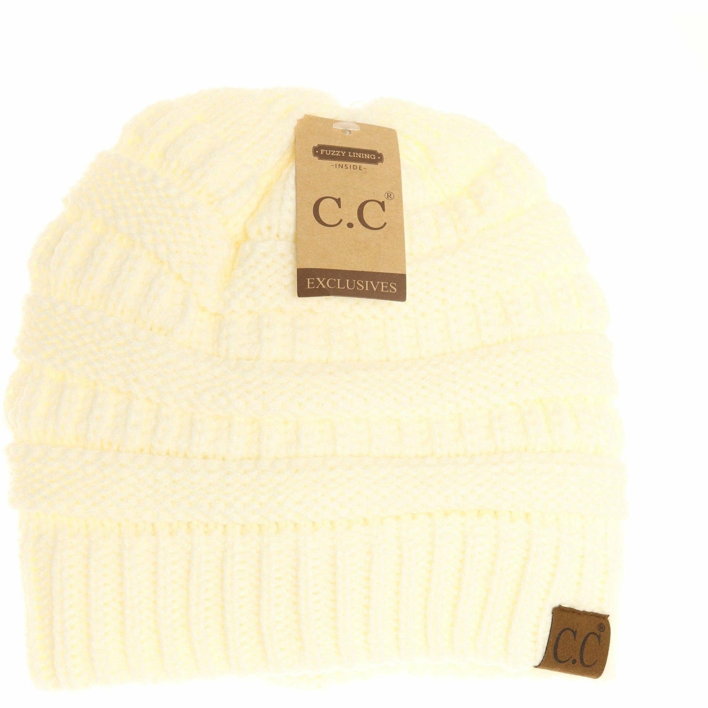 Classic Fuzzy Lined CC Beanie (Multiple Colors)