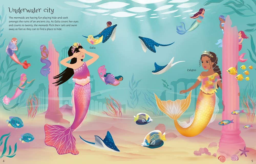 Sticker Dolly Dressing Mermaid Kingdom : Usborne