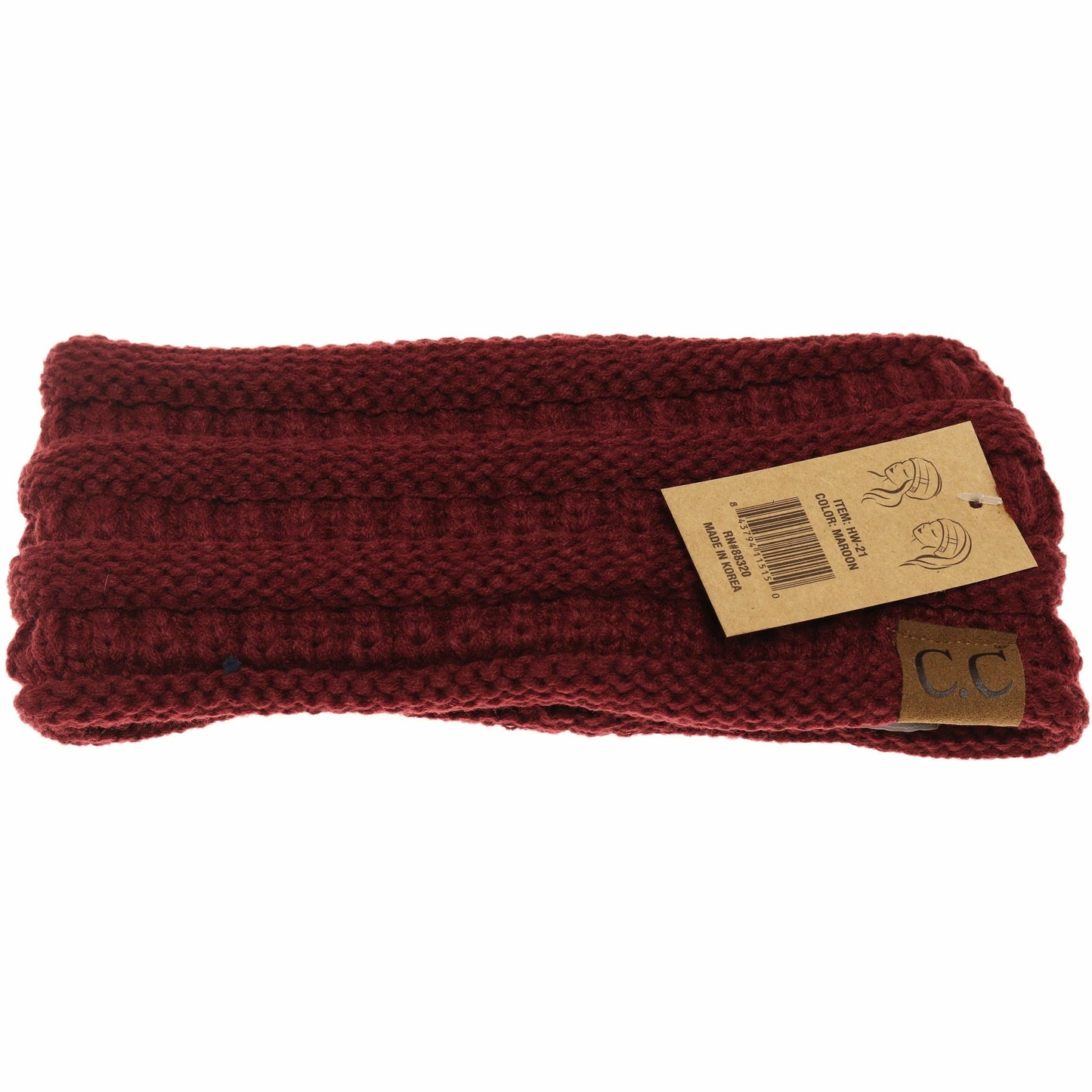 Solid Ribbed Women's Fashion Headband (Multiple colors)