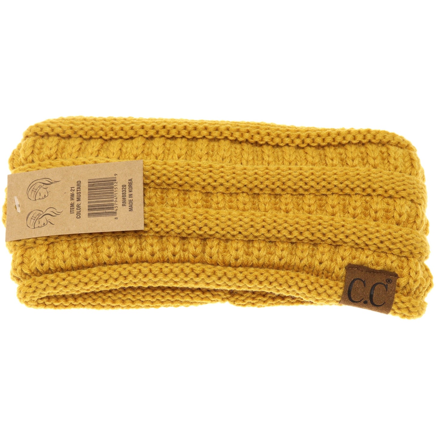 Solid Ribbed Women's Fashion Headband (Multiple colors)