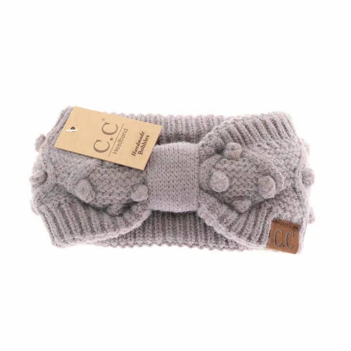 Bobble Knit C.C Head Wrap (9 COLORS)