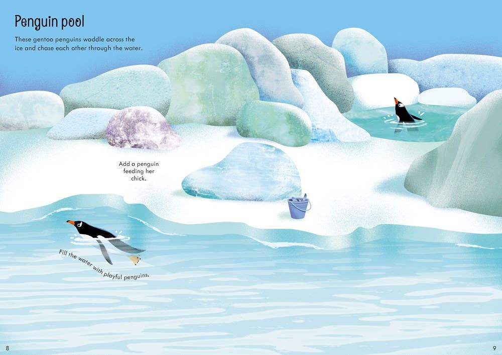 Little First Stickers Aquarium : Usborne