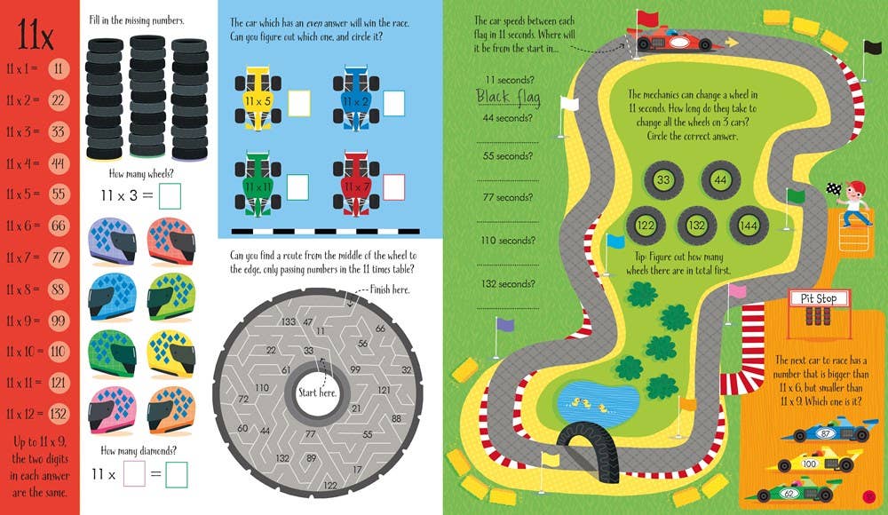 Times Tables Activity Book : Usborne
