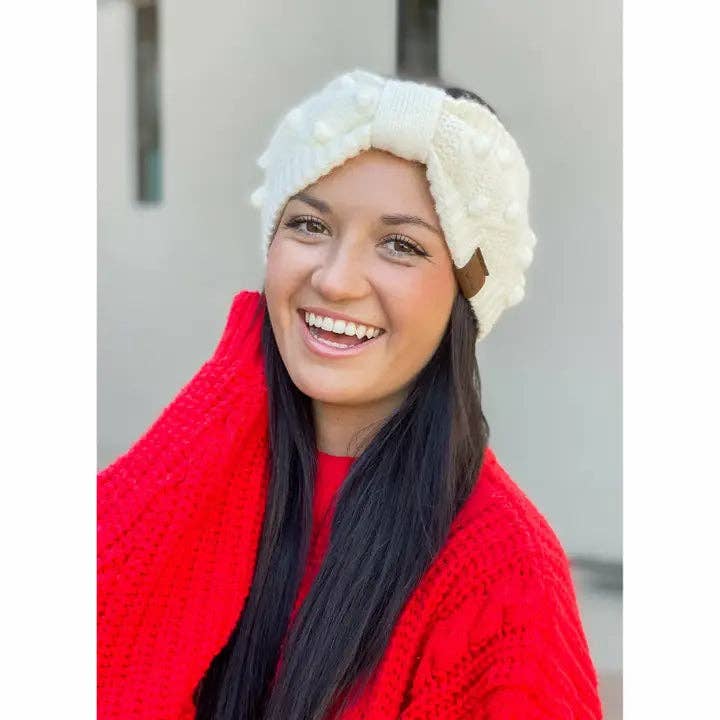 Bobble Knit C.C Head Wrap (9 COLORS)