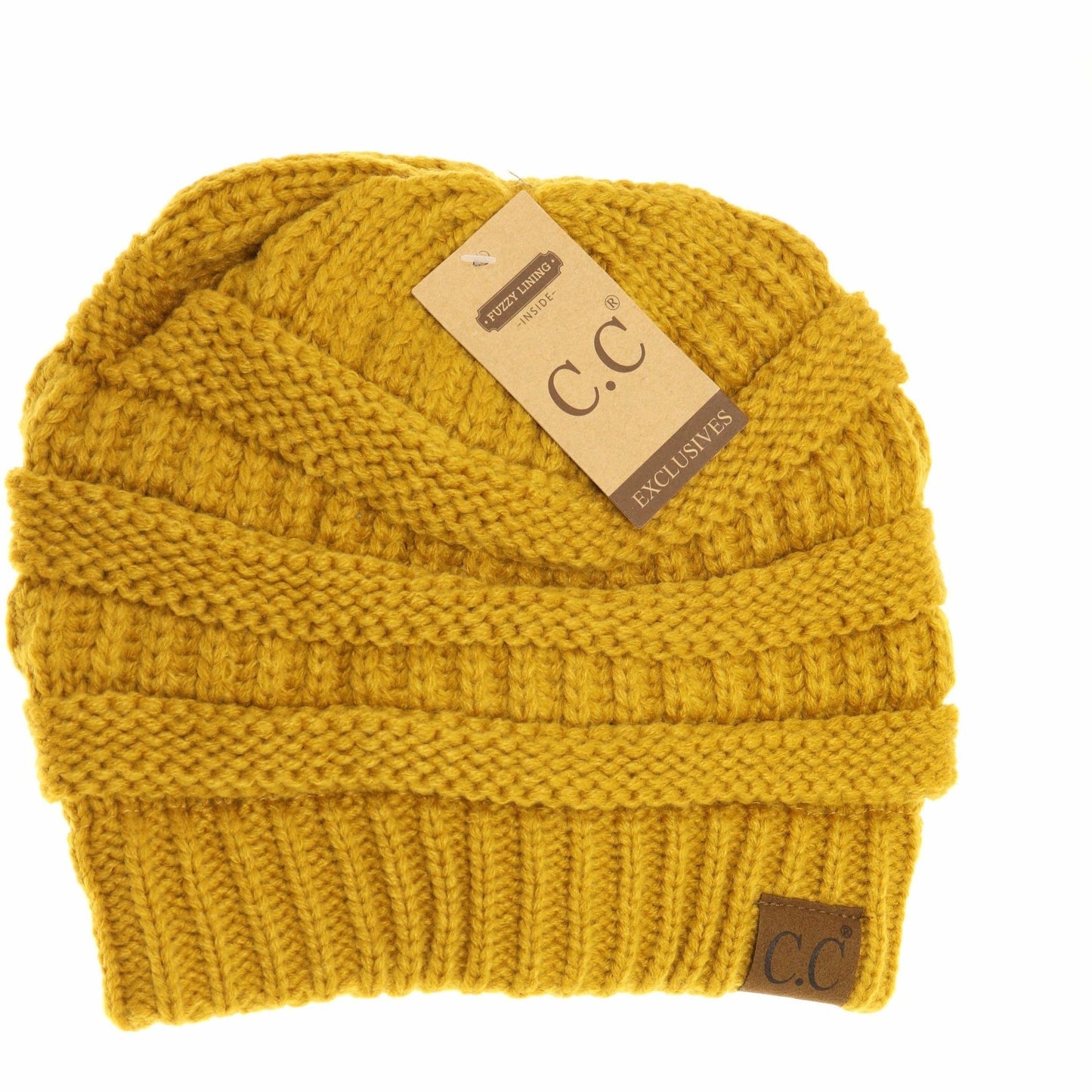 Classic Fuzzy Lined CC Beanie (Multiple Colors)