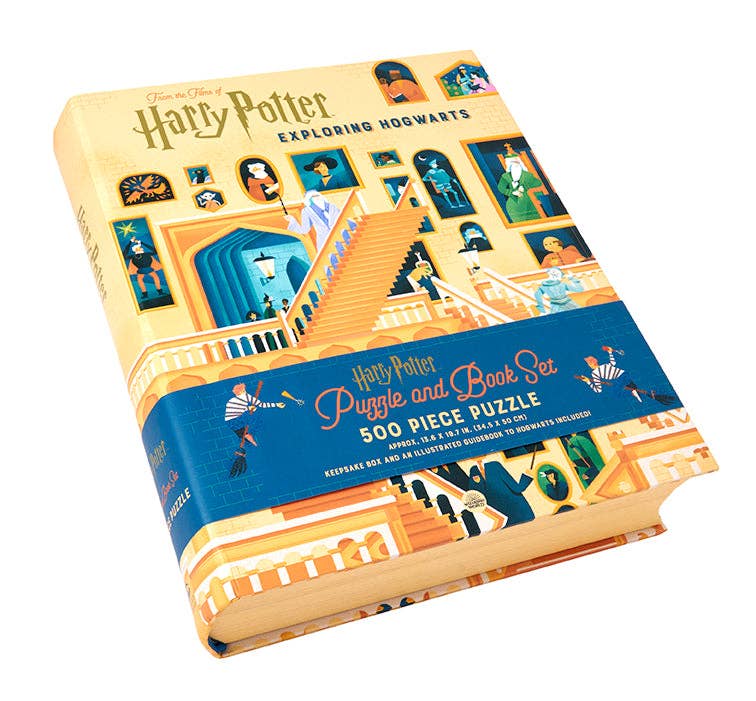 Exploring Hogwarts Puzzle and Book Set