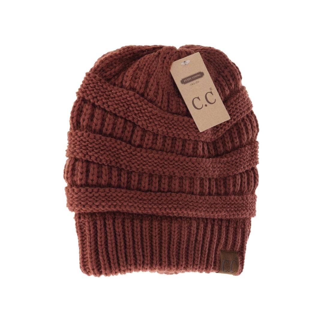 Classic Fuzzy Lined CC Beanie (Multiple Colors)