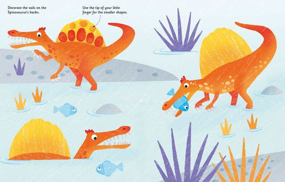 Fingerprint Activities Dinosaurs : Usborne