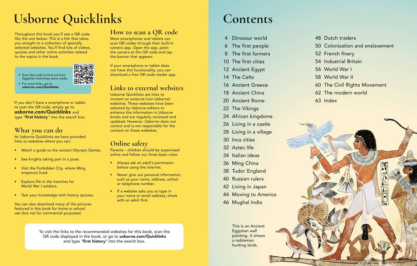 First Encyclopedia of History: Usborne