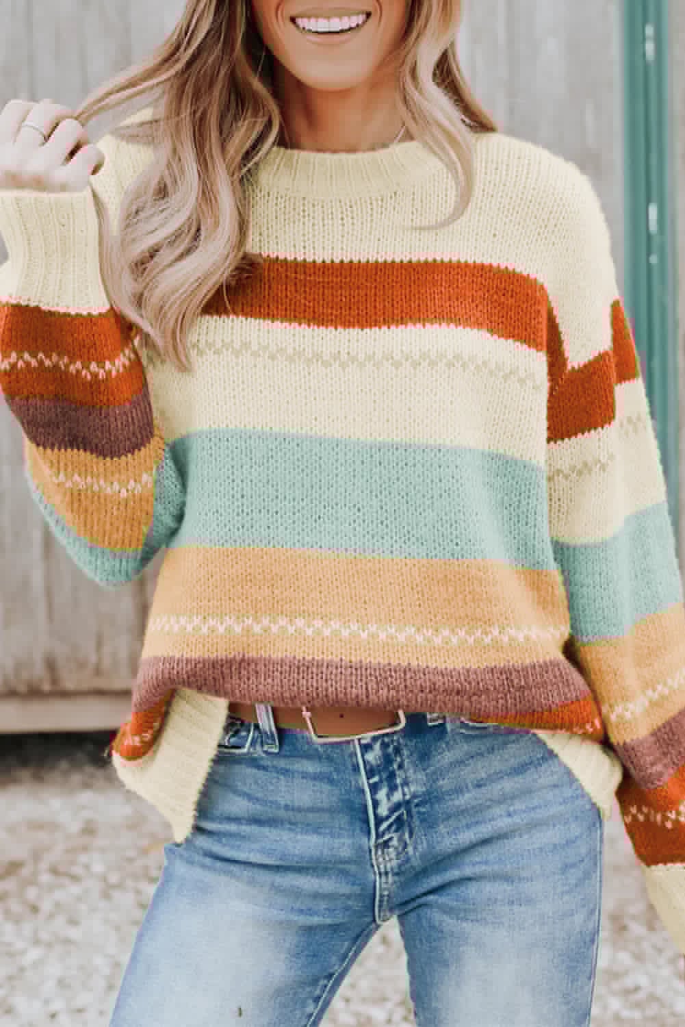 Cozy Stripe Sweater