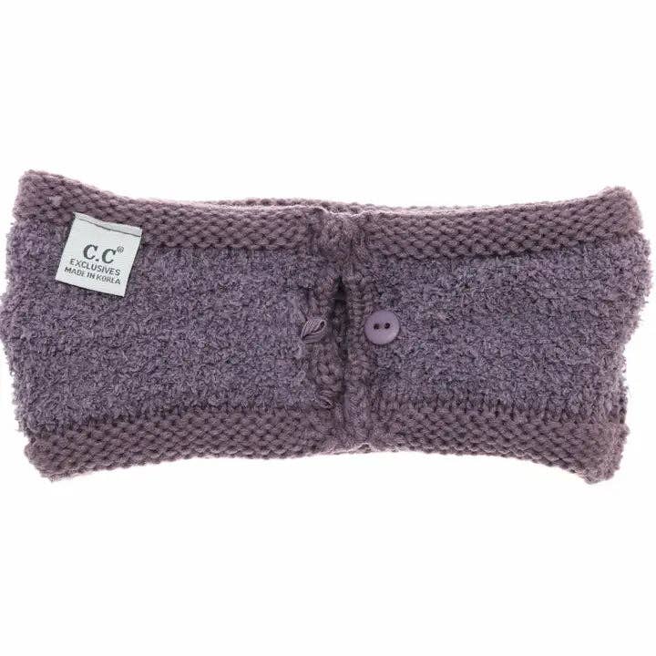 Solid Ribbed Ponytail Headband