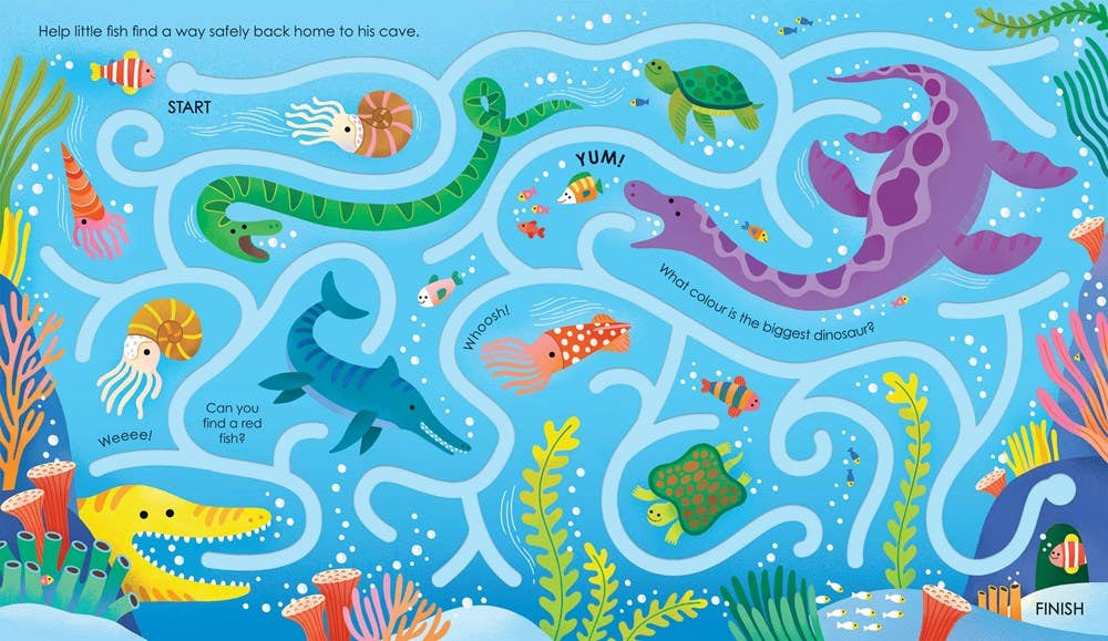Fingertrail Dinosaur Mazes : Usborne