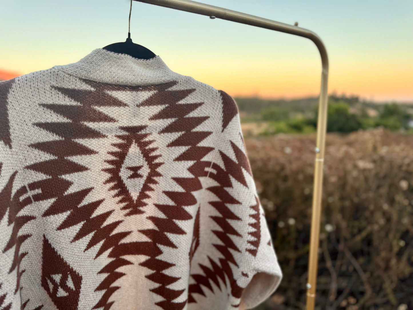 Naomi Wilde | Aztec Styled Cardigan with Large Arms