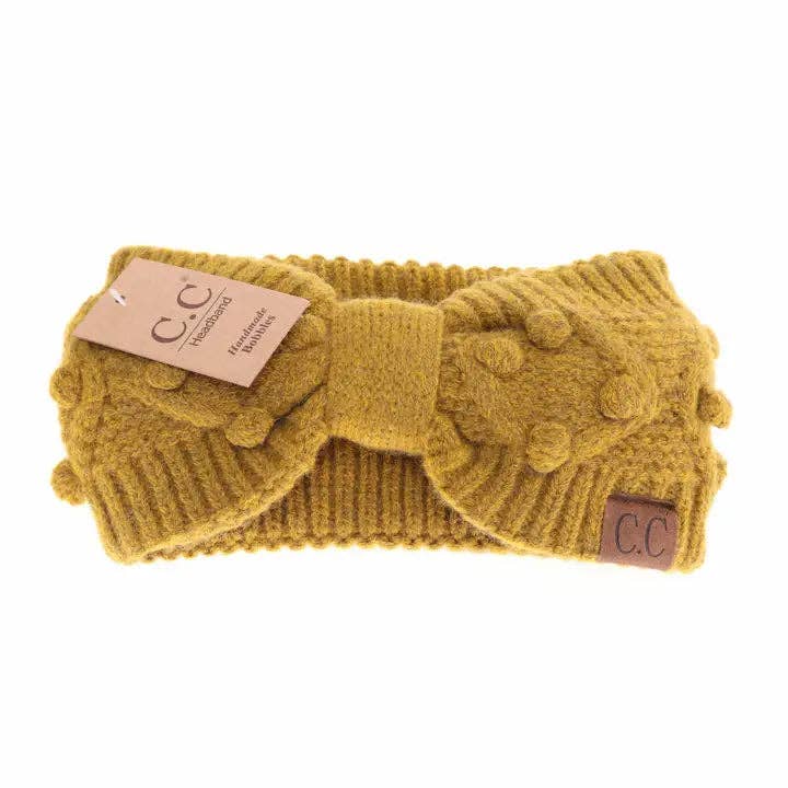 Bobble Knit C.C Head Wrap (9 COLORS)
