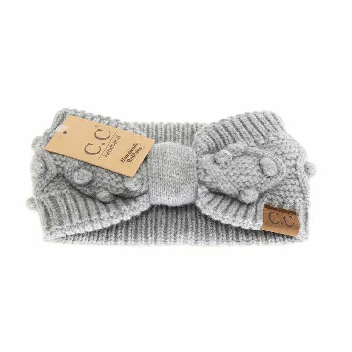 Bobble Knit C.C Head Wrap (9 COLORS)