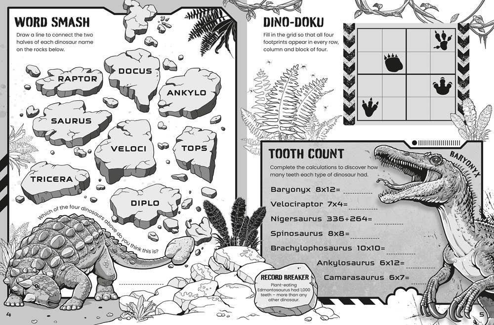Dinosaur Puzzle Book : Usborne