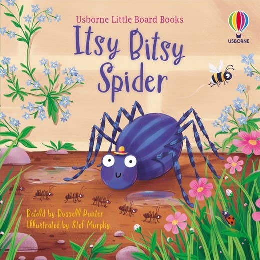 Itsy Bitsy Spider board book : Usborne