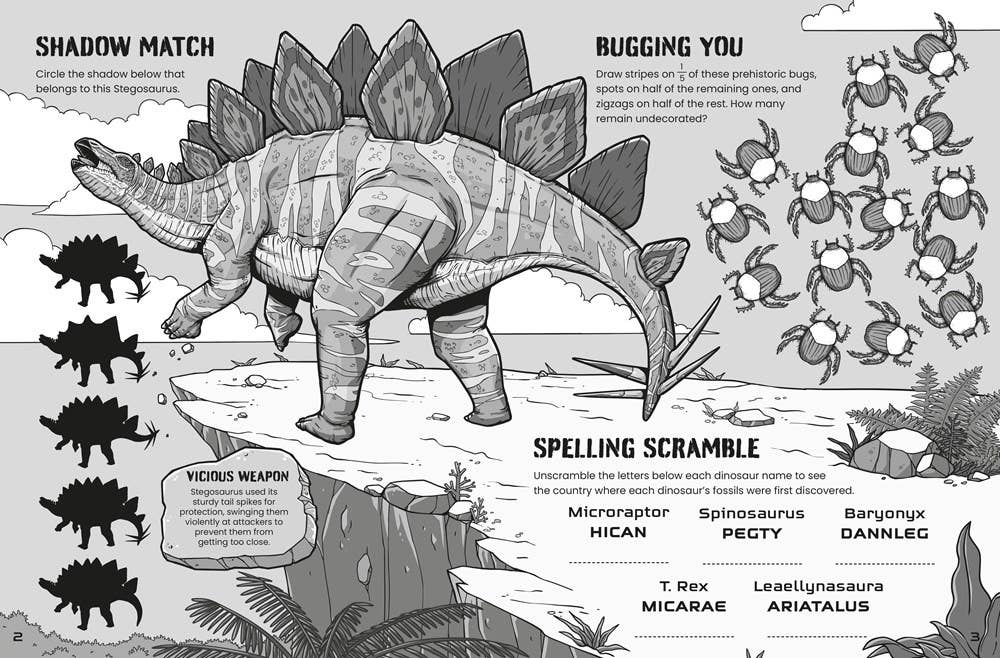 Dinosaur Puzzle Book : Usborne