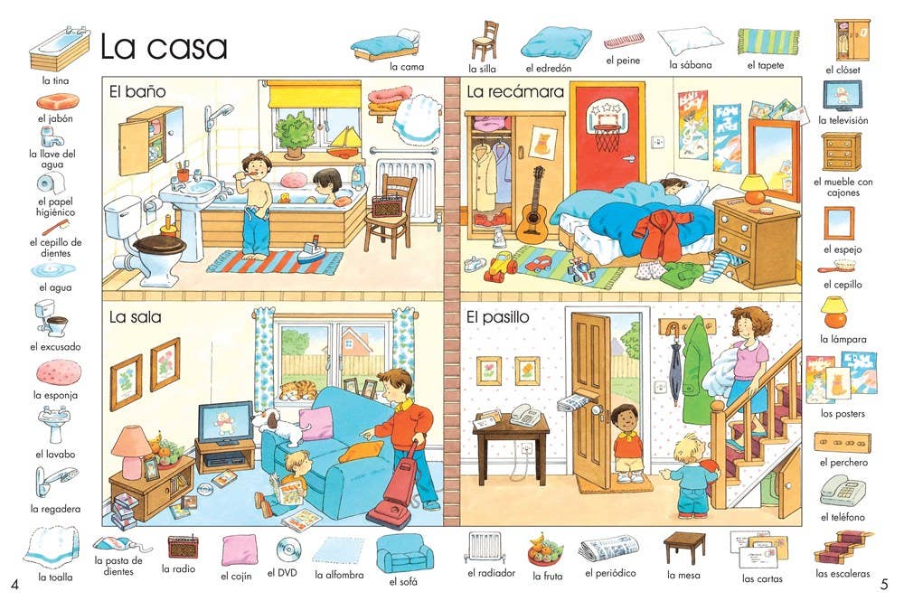 First Thousand Words In Spanish : Usborne