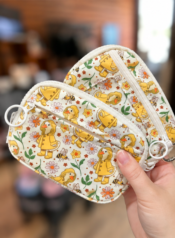 Goose in Rainboots Wristlet Wallet