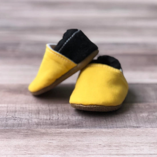 Trendy Baby Moccs--Hufflepuffs