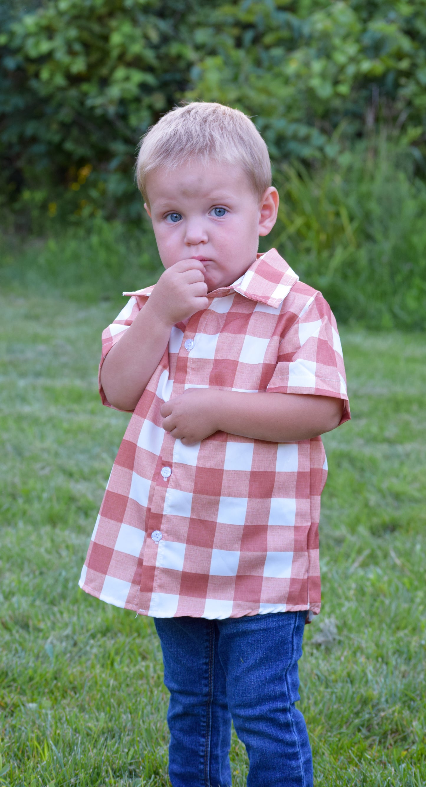 Feeling Like Fall Plaid Short-Sleeve Button-Down