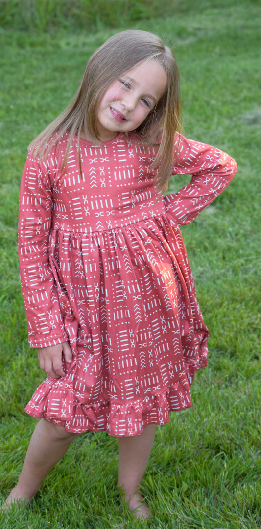 Ashley Aztec Twirly Dress