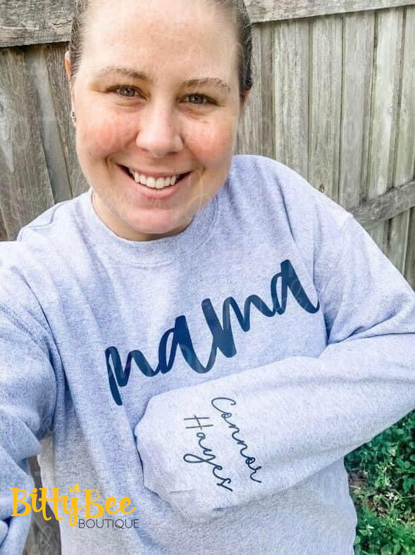 ~PREORDER~ Personalized Name Sleeve Crewneck Sweatshirt