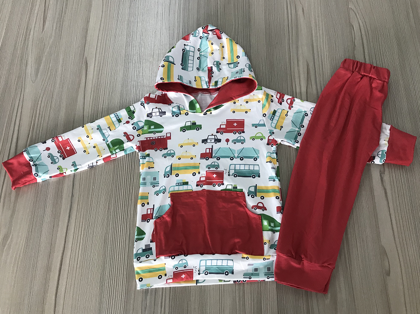 Tiny Autos Hoodie Set