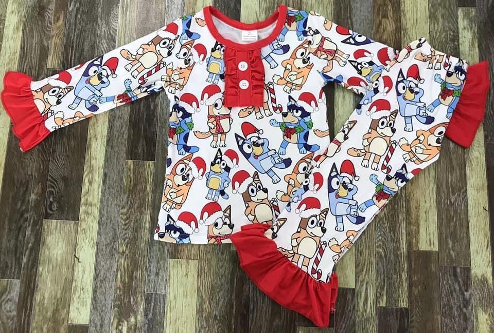 Christmas Dog 2-pc Pajamas (2 Styles)