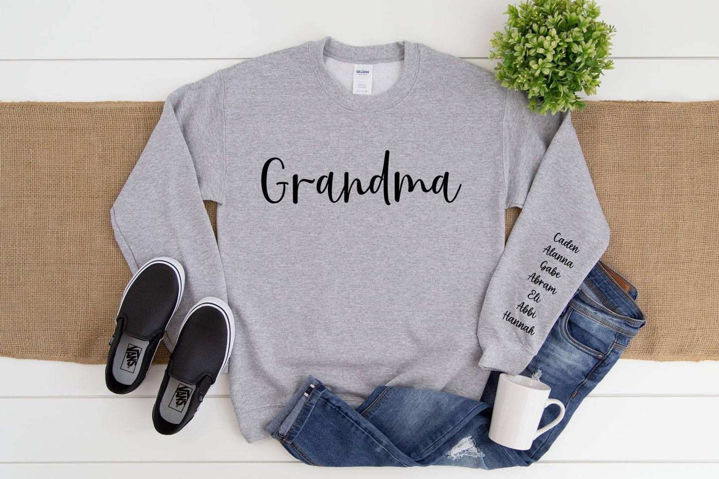 ~PREORDER~ Personalized Name Sleeve Crewneck Sweatshirt