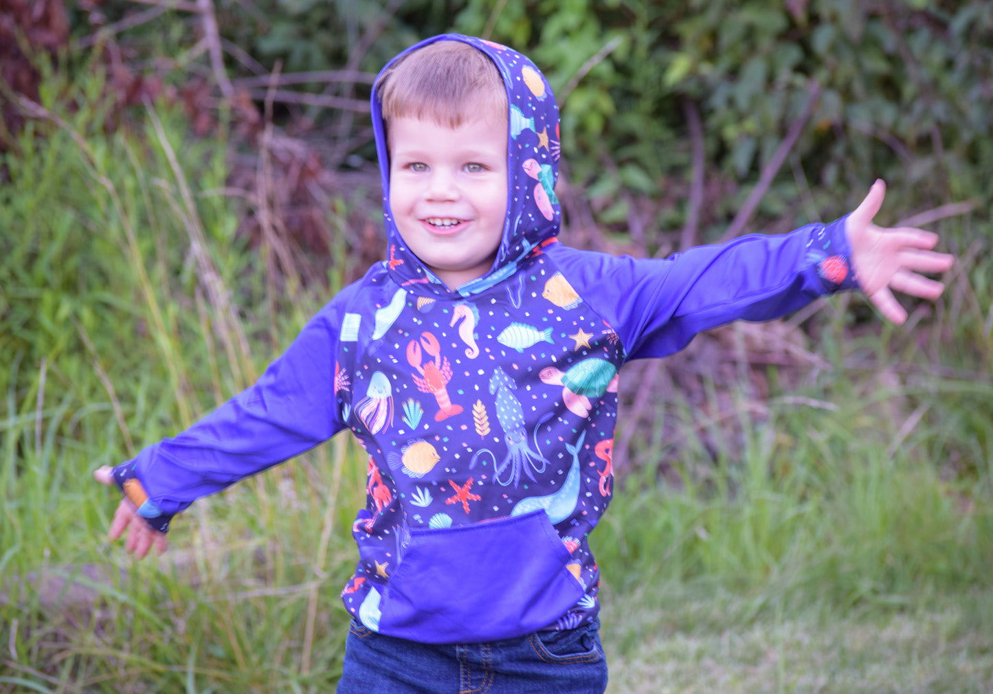 Marine Friends Hooded Sweatshirt