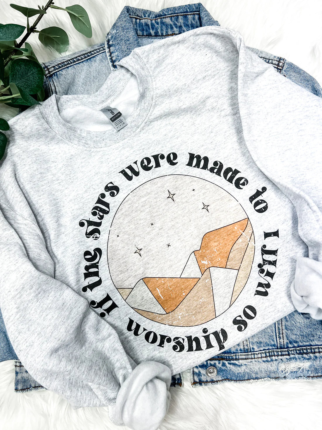 If the Stars Were Made to Worship So Will I--Graphic TEE RTS