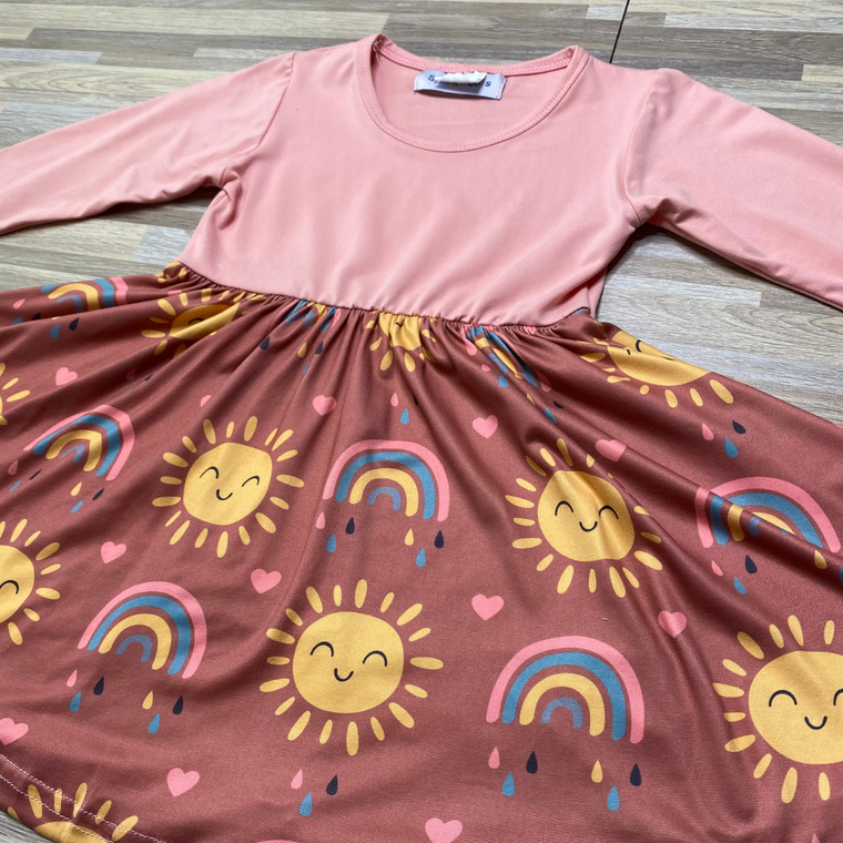 Mister Golden Sun Twirly Dress